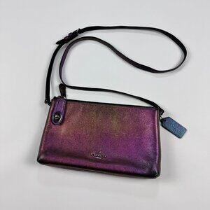Coach Holographic Iridescent Purple Crossbody Bag (READ)